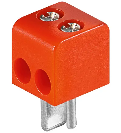 [48836] Højttaler DIN Plug Rød Skrue