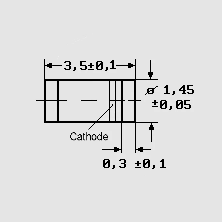 [78531] SMD Zenerdiode 0,5W 12V Minimelf SOD-80C