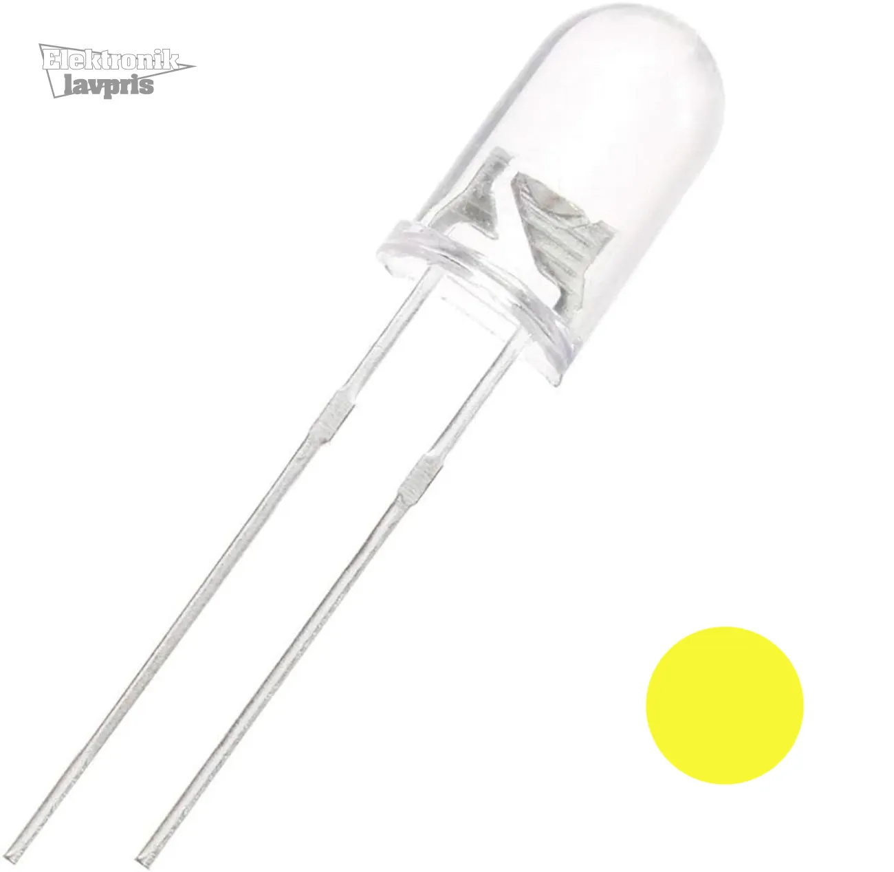 [79328] LED Water-clear Yellow 700mcd 30° 5mm