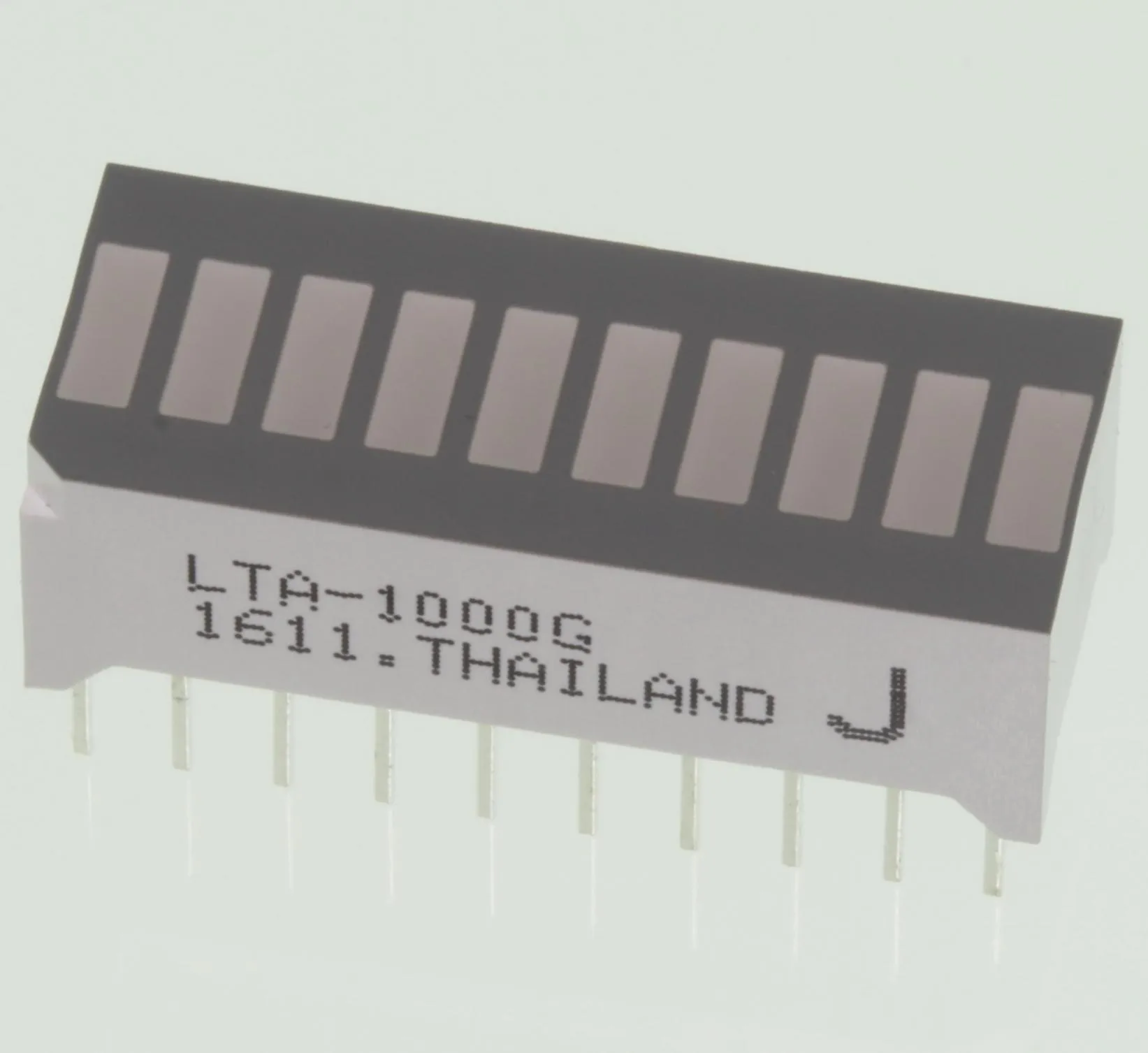 [79378] LED Bargraph Grøn 2mcd DIP20