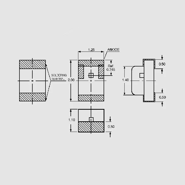 [79454] SMD-LED Red 20mcd 130° 0805