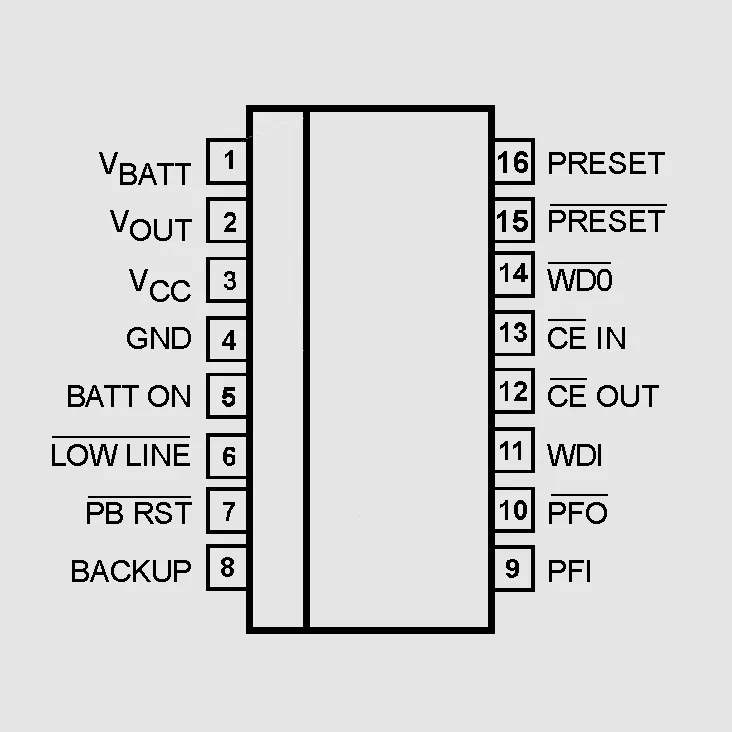 [83063] Watchdog 4,65V RAM-Prot UL DIP16