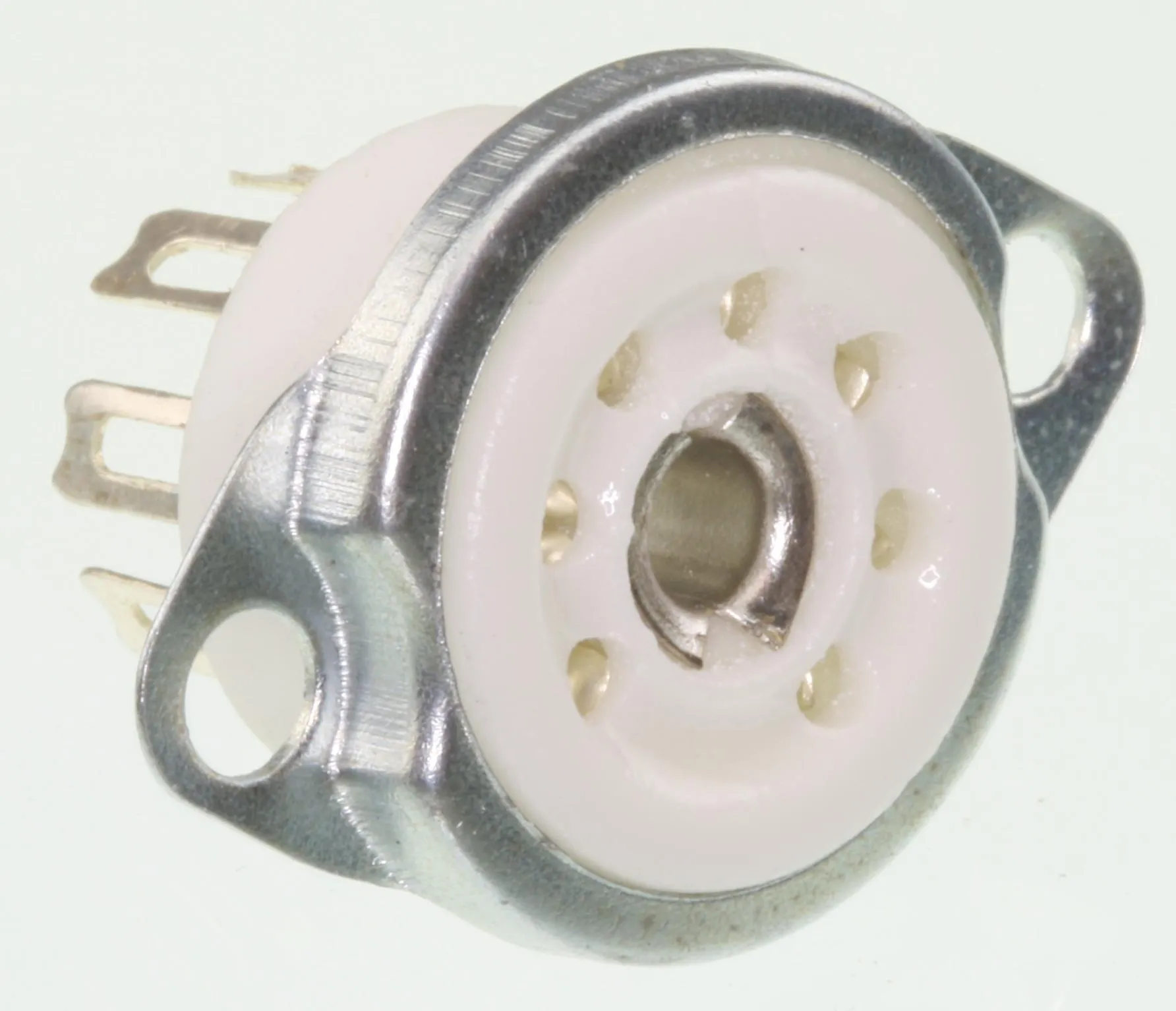 [96249] Rørsokkel 7-pin m/loddefane+flange