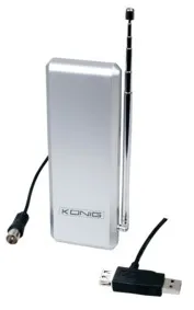 [96651] DVB-T USB antenne m/20dB forstærker