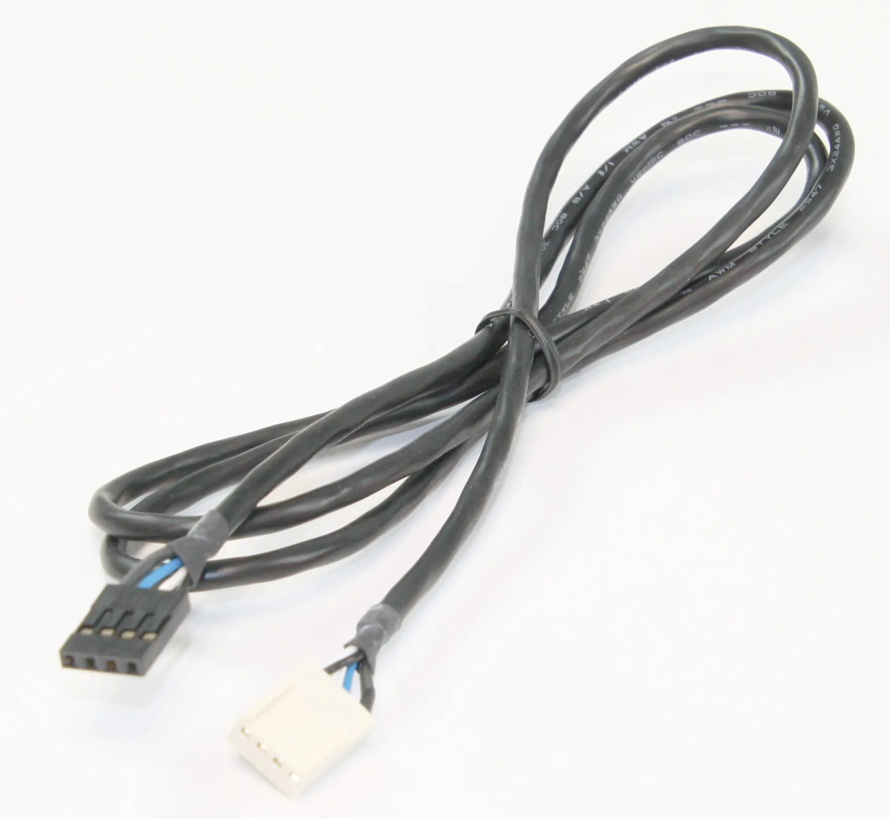 [96690] 4-polet kabel m/stik, 90 cm.