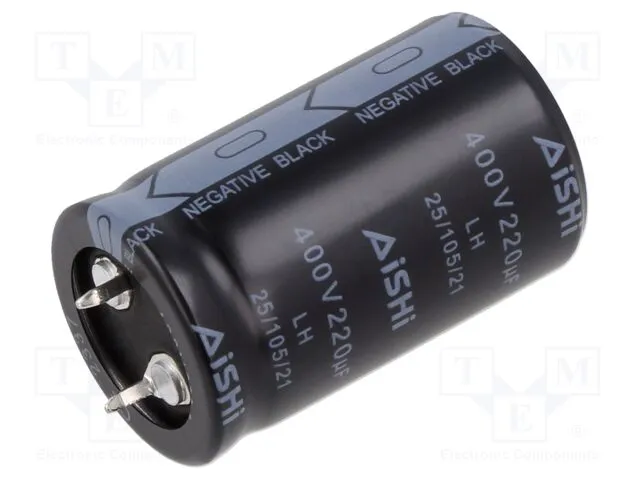 [112022] El-Capacitor 220µF/400V-P10-25x40