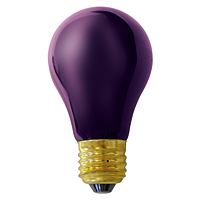 [112046] Blacklight pære E27 75 Watt