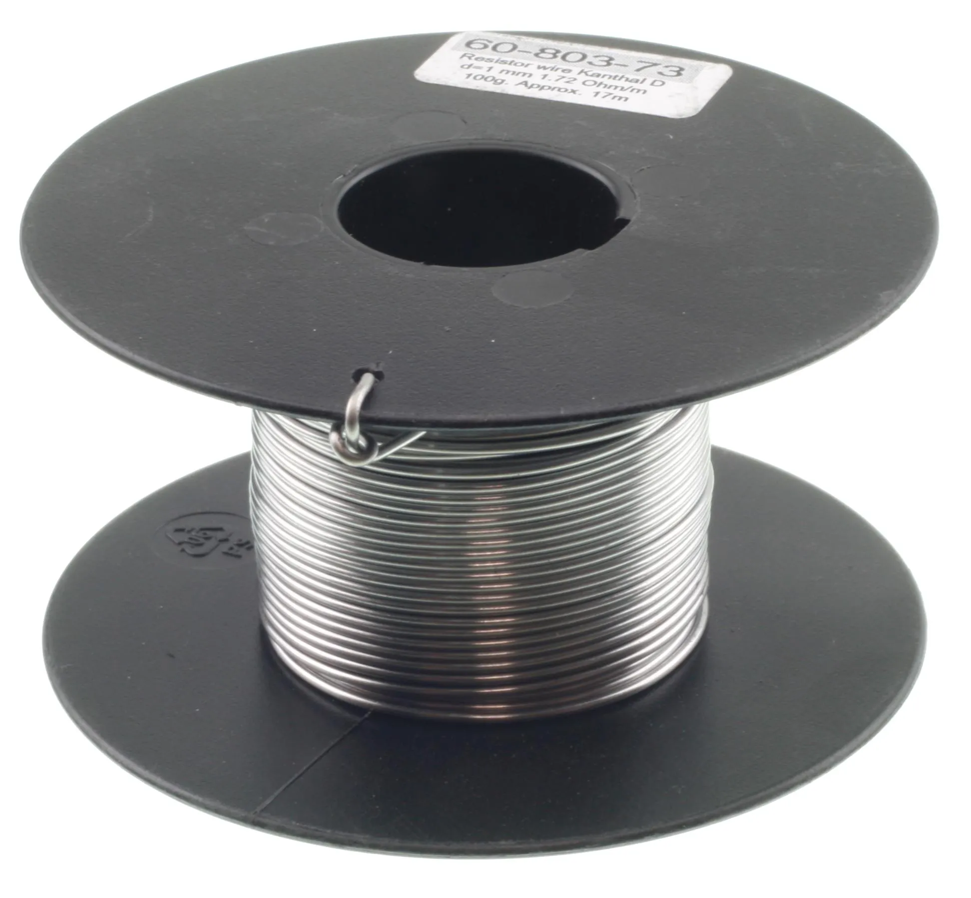 [112269] Modstands-/varmetråd Kanthal D - 1mm - 1,72 Ohm/m. 1 meter