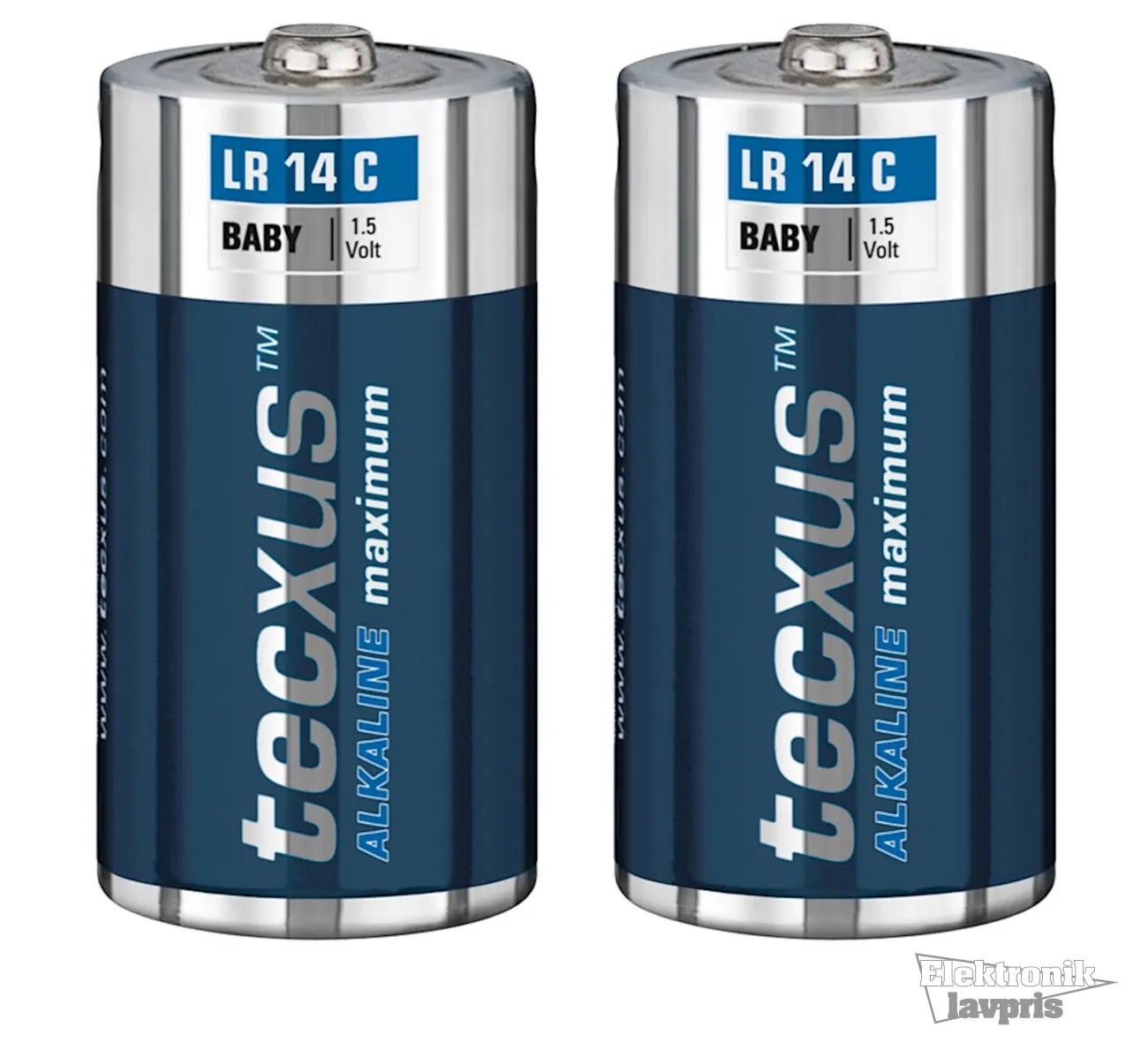 [112401] Batterier Alkaline, Tecxus LR14 C, 2 stk.