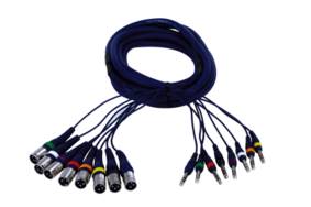 [112541] 8 XLR/F 3 p. > 8 Jack mono