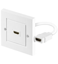 [113099] HDMI Vægudtag, 1 x HDMI