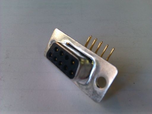 [113288] D-Sub Socket 9-pole HUN vinkel