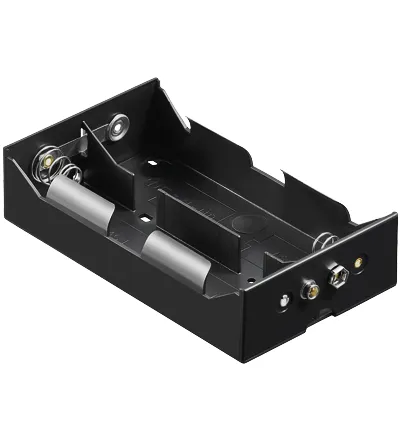 [113376] Batteriholder D (Mono) x4 Snaplås