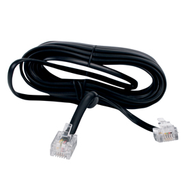 [113570] RJ11-RJ11 HAN/HAN kabel, 7,5m, SORT