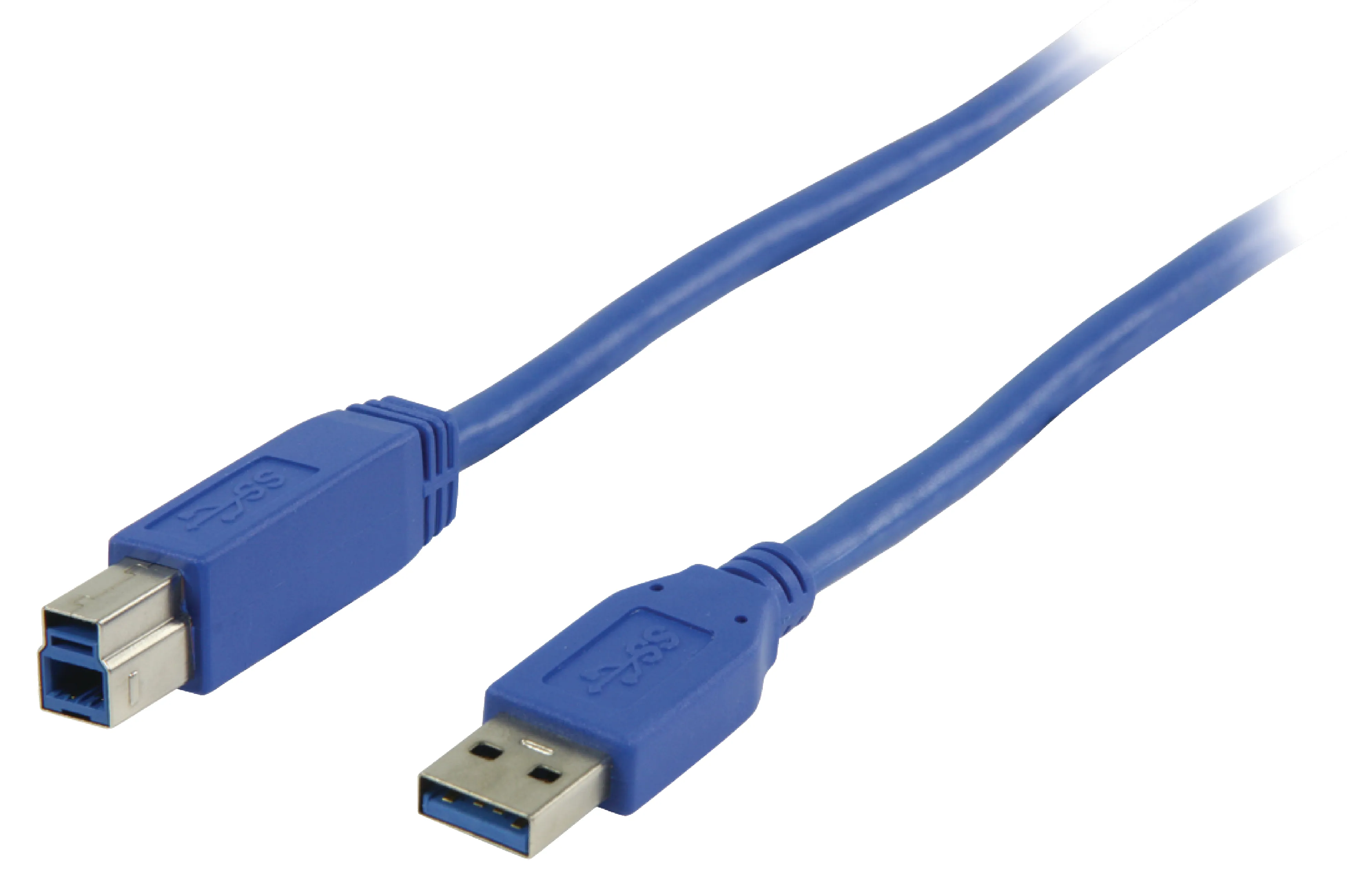[113603] USB 3.0 CABLE A HAN - B HAN 3.0M Blå