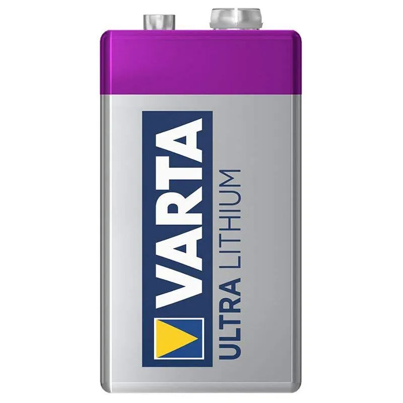 [113993] 9V Varta Lithium Batteri, 1150mAh