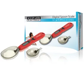 [115859] KÖNIG DIGITAL SKE-formet Vægt max. 300g.
