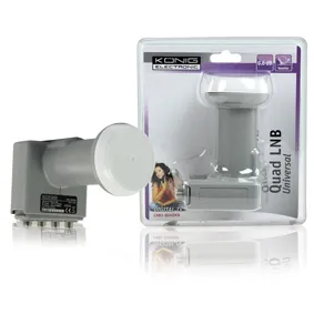 [115869] KÖNIG 0.6 DB QUAD LNB