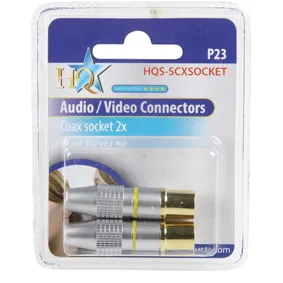 [115998] Coax HUN "HIGH END" pakke med 2stk.