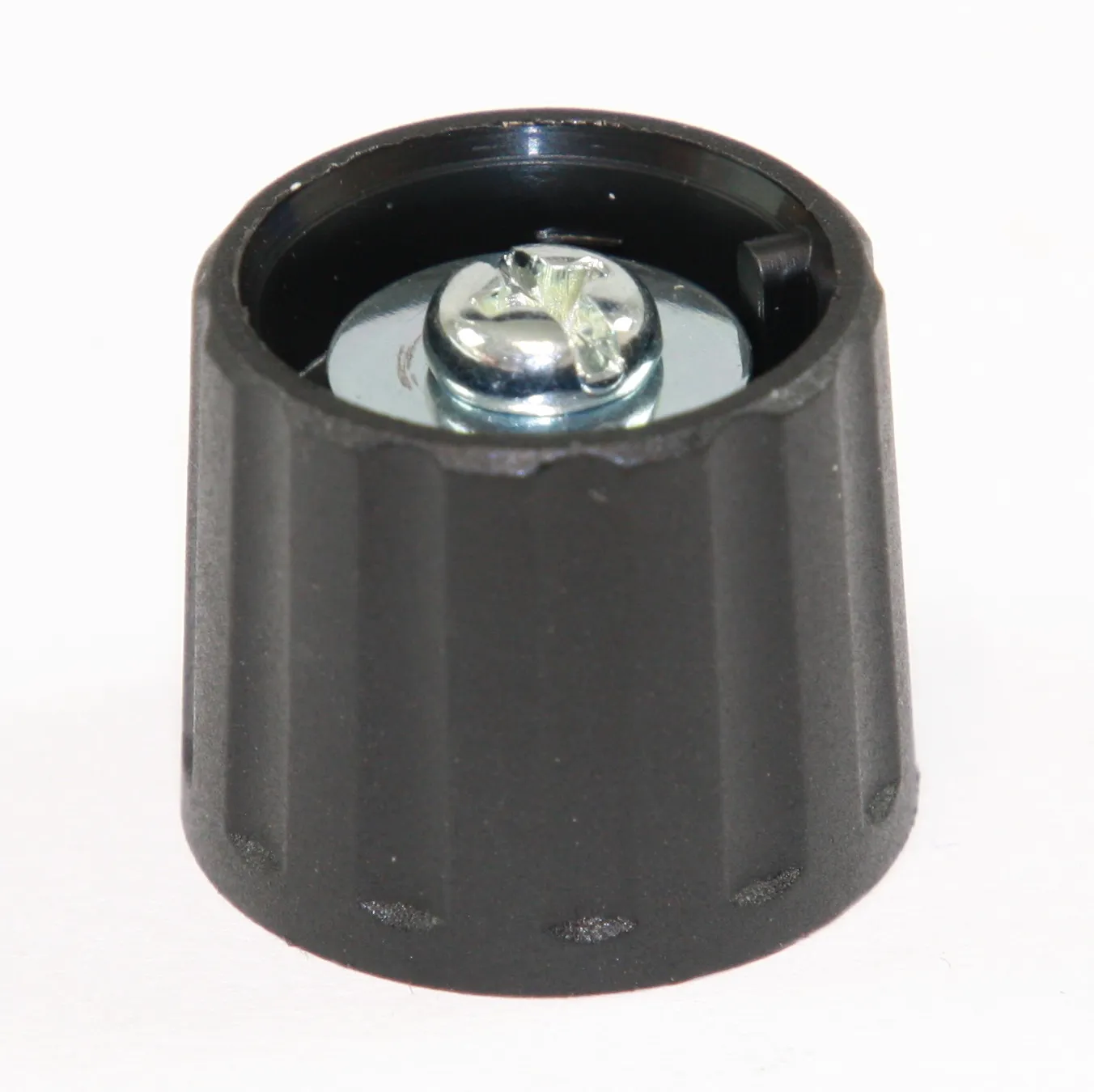 [87091] Knob 21/6mm, Mat Sort