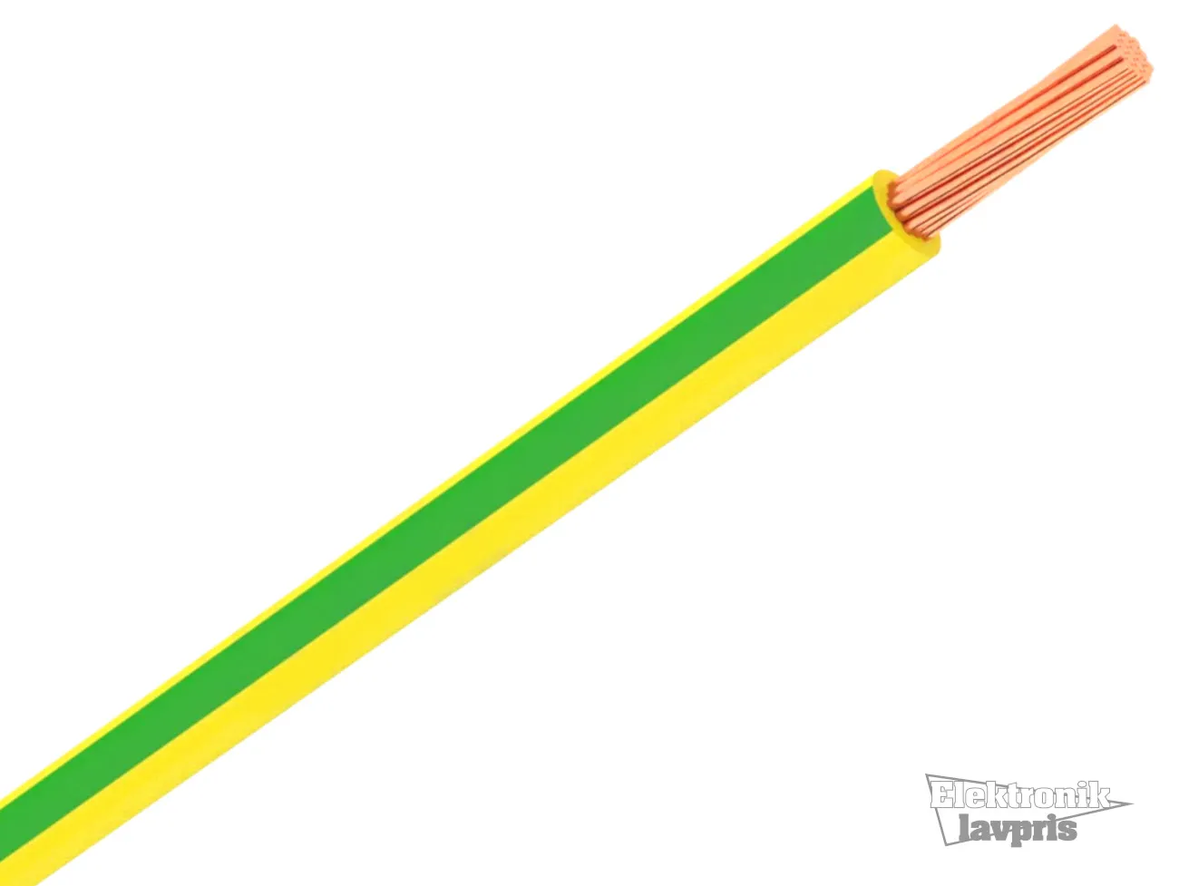 [87257] Wire H05V-K 1,0mm² Green/Yellow