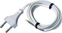 [87364] Euro Power Cable 2m Grey Open end