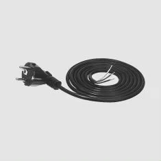 [87377] Schuko Netledning 3x0,75mm. 3m. Black