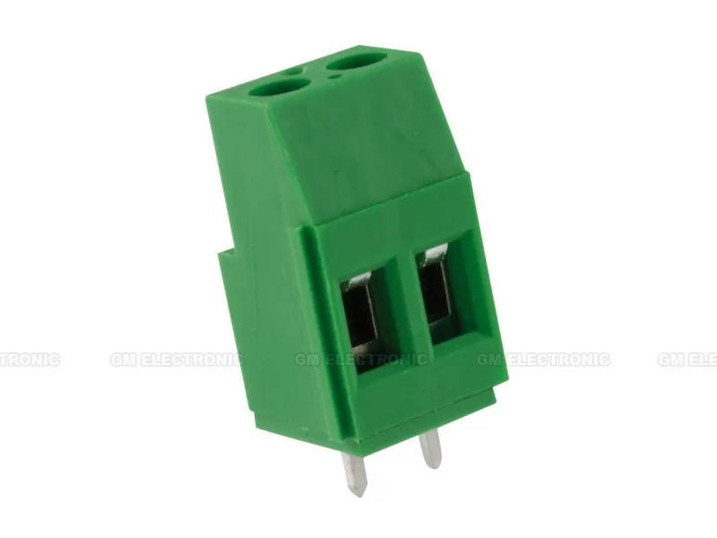 [87587] Terminal Block 24A 250V 2-Pole Green
