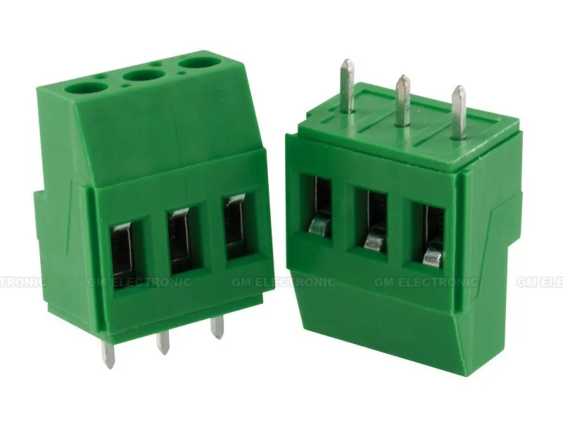 [87588] Terminal Block 24A 250V 3-Pole Green