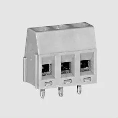 [87598] Term.Block 250V 3-Pole (h) Green