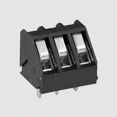 [87609] Term.Block 250V 3-Pole 45° Grey