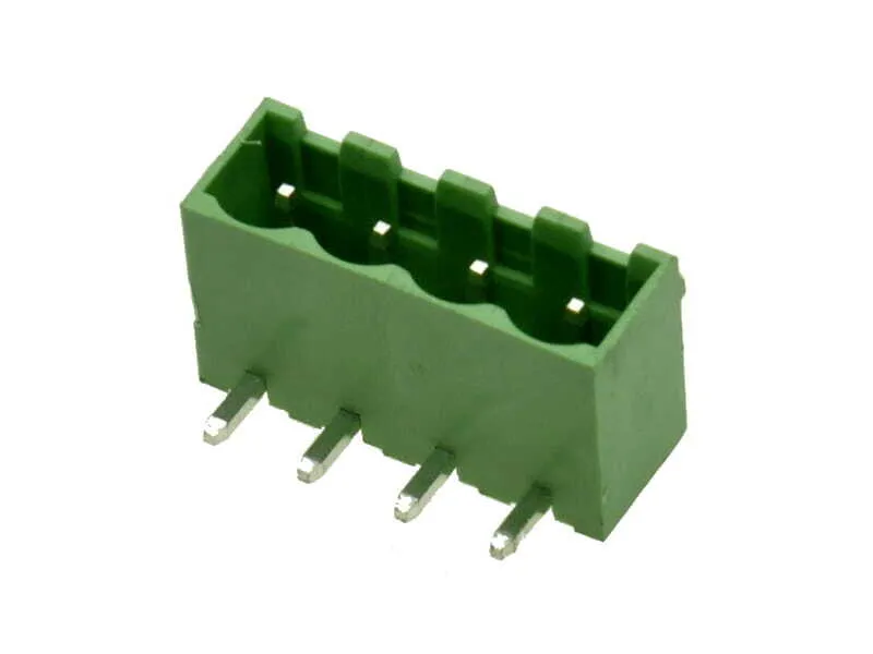 [87655] Box Header 5,0 Hor. 4-Pole Closed End