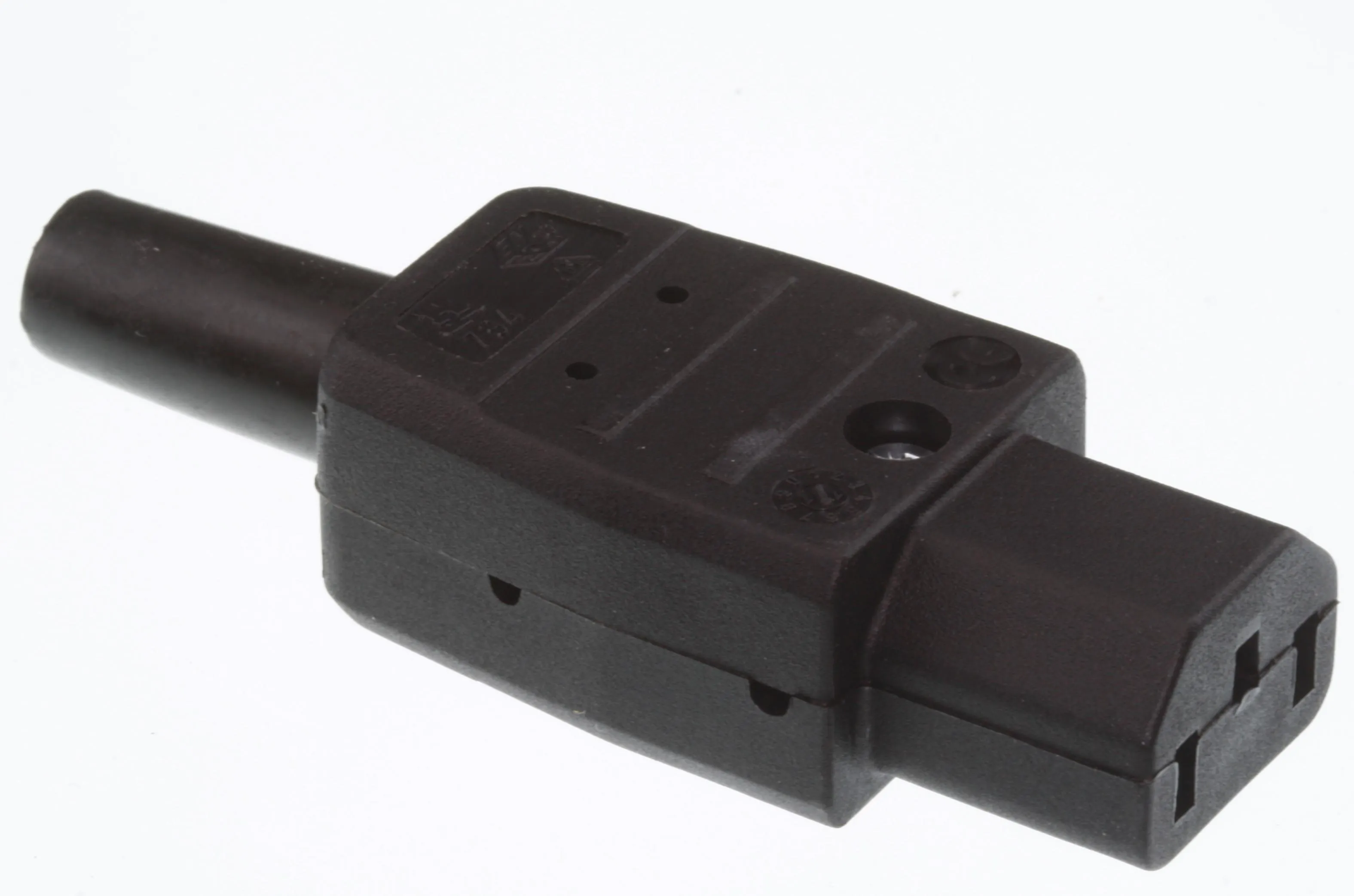 [87812] IEC Strømstik C13, hun /skrue