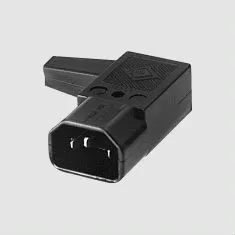 [87819] IEC Power Connector C14, Left Angle