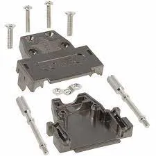 [87949] D-Sub-Hood 15-Pole Metallized med fingerskruer