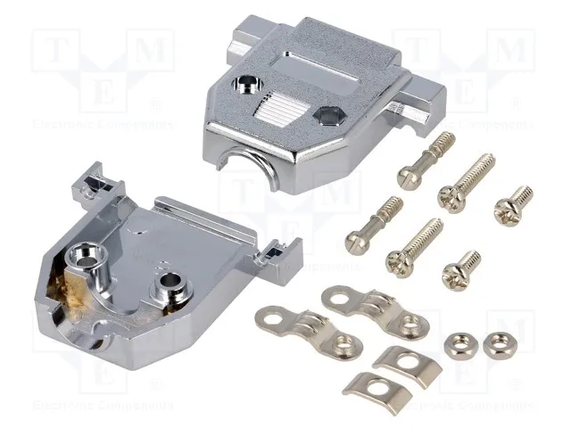 [87957] D-Sub-Hood 15-Pole Metallized