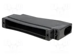 [87967] D-Sub-Hood 50-Pole Side Entry GREY