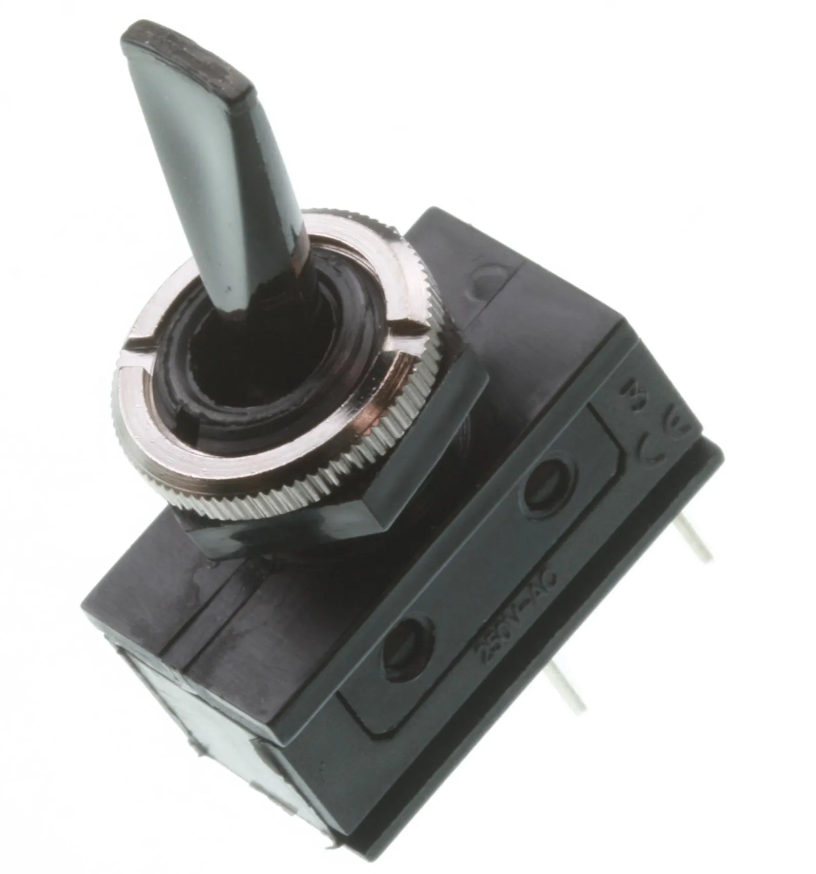 [88413] Toggle Switch 1-pol ON/OFF 16A/250V Black