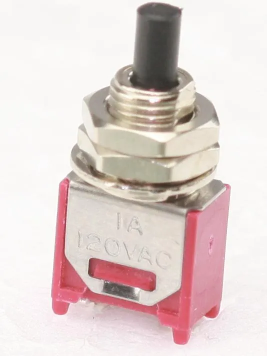 [88502] Momentary Switch SPST 120V 1A Vert Print