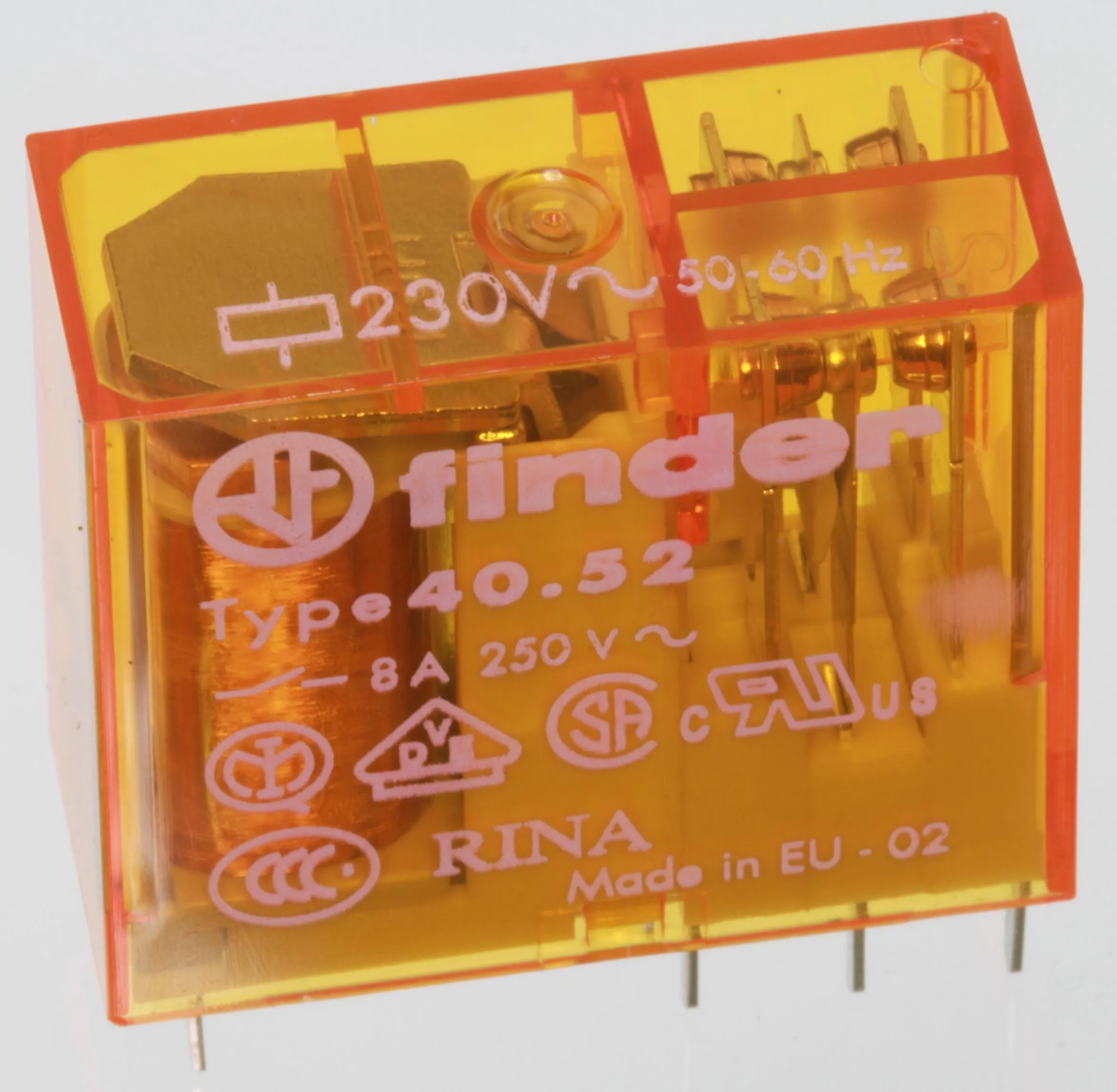 [88679] Relæ DPDT 230VAC/650mW/28K 40.52.8.230.0000