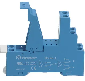 [88689] DIN Rail Socket for F4052/61 95.85.3 til 2 skifte/ Inkl.bøjle