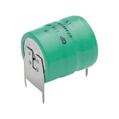 [89642] 3,6V 80mAh 16,5x19,6mm. med 3 printben