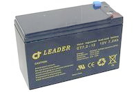 [89672] Leader Bly Batteri 12V/7,2 Ah VdS-4,8mm