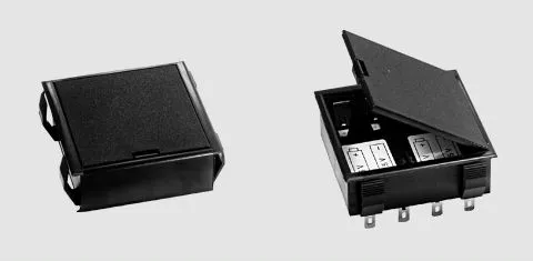 [89691] Batteriholder 1x9V lukket
