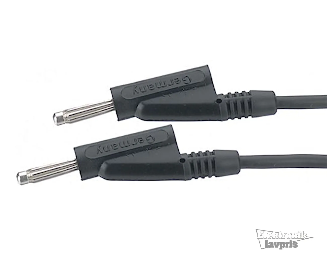 [90360] PVC Test Lead, 4mm Jack, 50cm Black