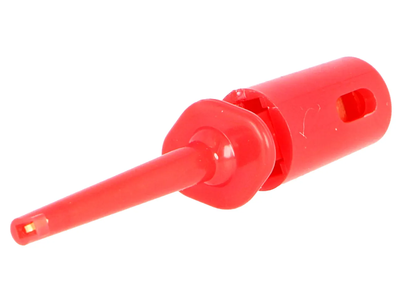 [90387] Subminiature Testclip 40mm. Rød