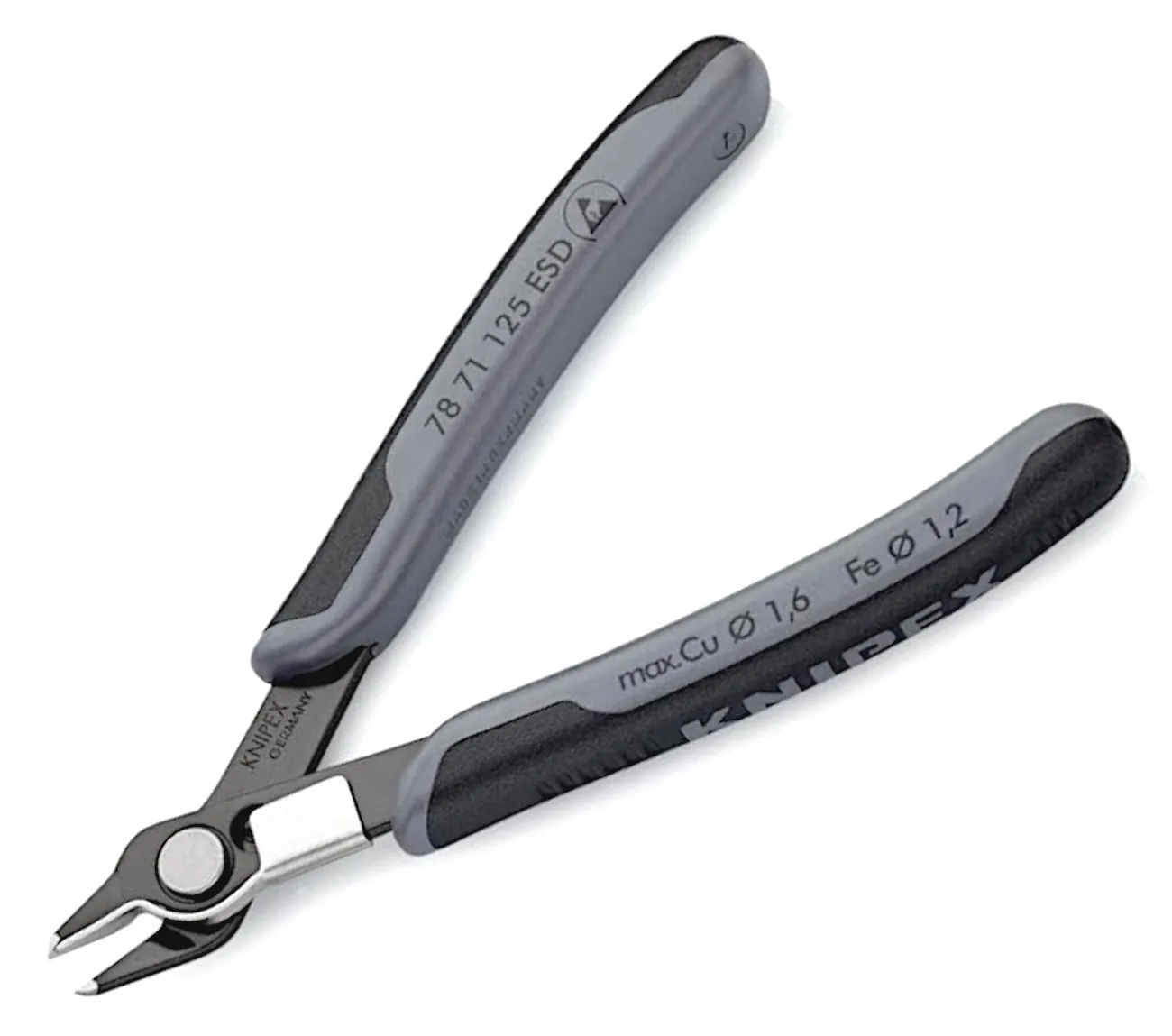 [91071] Electronic Pliers 125mm + Lead Catcher 78 71 125 ESD