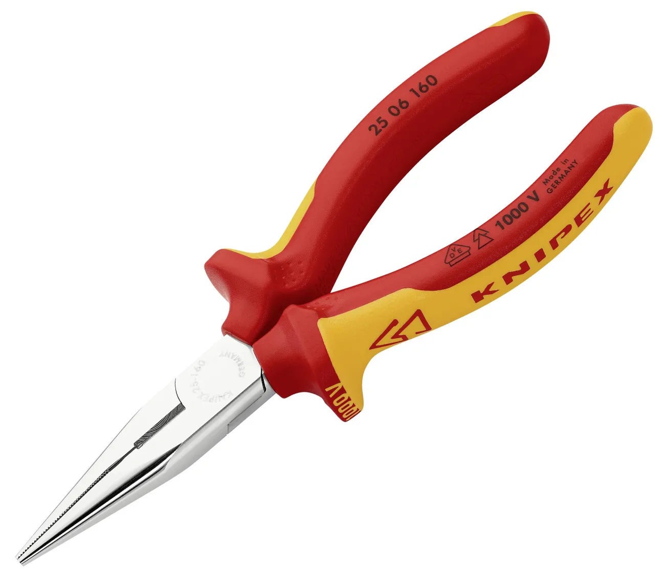 [91094] Fladrundtang, 160mm, VDE 25 06 160