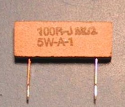 [91449] WW resistor 5W 100R radial 100stk.