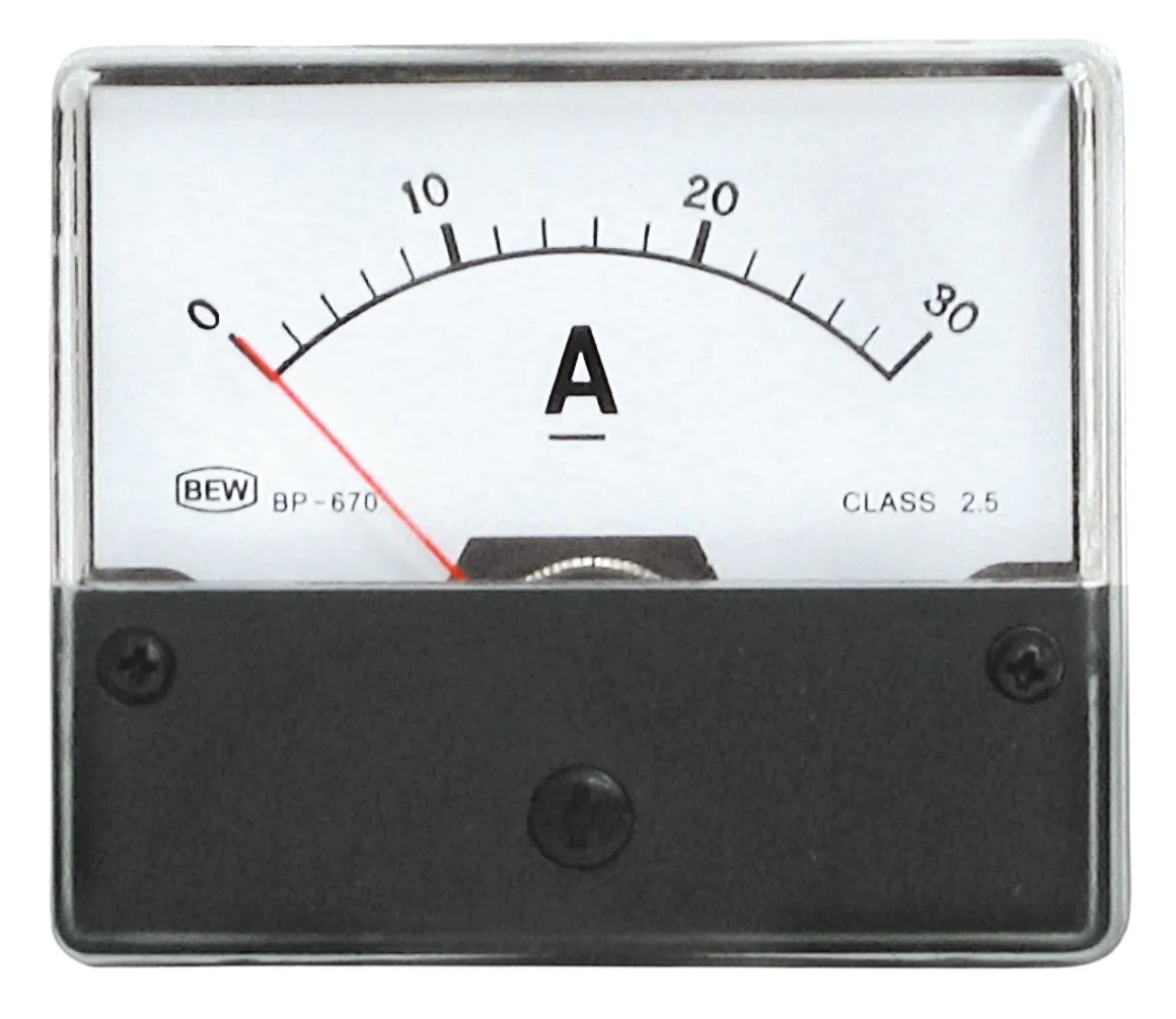 [91560] Analog måleinstrument 0-30A DC BP-670